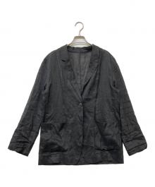 Spick and Span（スピック＆スパン）の古着「25SS ラミーミックスシアージャケット」｜ブラック