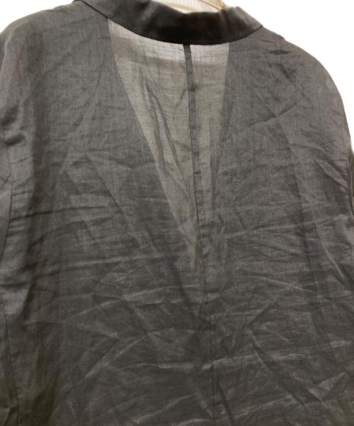 Spick and Span（スピック＆スパン）Spick and Span (スピック＆スパン) 25SS ラミーミックスシアージャケット ブラック サイズ:size36の古着・服飾アイテム