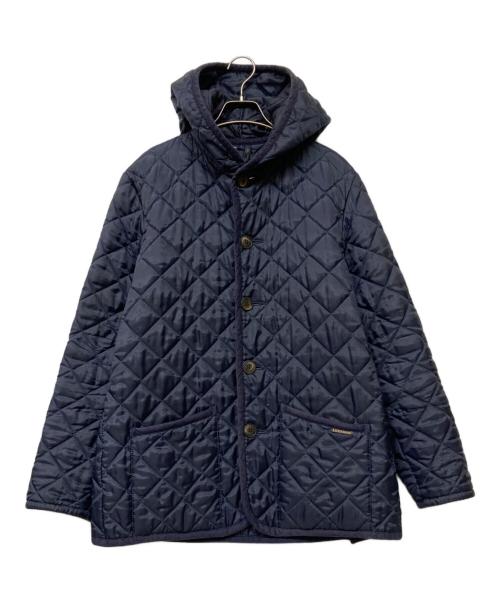 LAVENHAM（ラベンハム）LAVENHAM (ラベンハム) フーデッドキルティングコート ネイビー サイズ:Sの古着・服飾アイテム