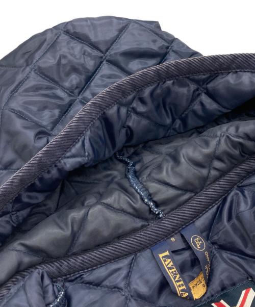 LAVENHAM（ラベンハム）LAVENHAM (ラベンハム) フーデッドキルティングコート ネイビー サイズ:Sの古着・服飾アイテム
