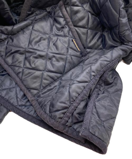 LAVENHAM（ラベンハム）LAVENHAM (ラベンハム) フーデッドキルティングコート ネイビー サイズ:Sの古着・服飾アイテム