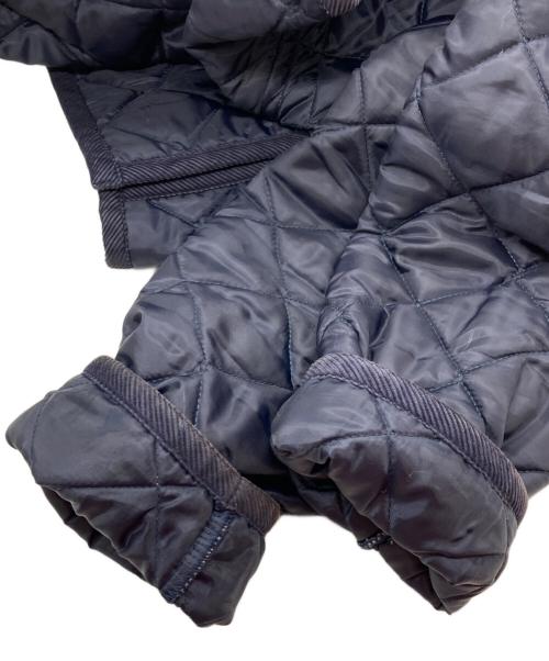 LAVENHAM（ラベンハム）LAVENHAM (ラベンハム) フーデッドキルティングコート ネイビー サイズ:Sの古着・服飾アイテム