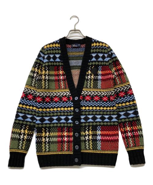 FRED PERRY（フレッドペリー）FRED PERRY (フレッドペリー) Thick Chunky Knit(シック チャンキー ニット) マルチカラー サイズ:SIZE36の古着・服飾アイテム