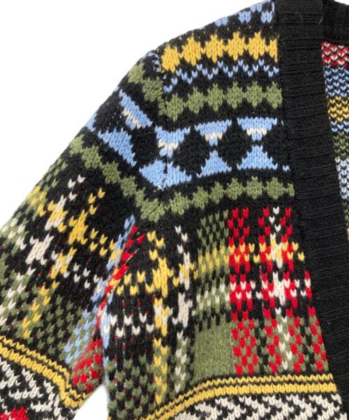 FRED PERRY（フレッドペリー）FRED PERRY (フレッドペリー) Thick Chunky Knit(シック チャンキー ニット) マルチカラー サイズ:SIZE36の古着・服飾アイテム