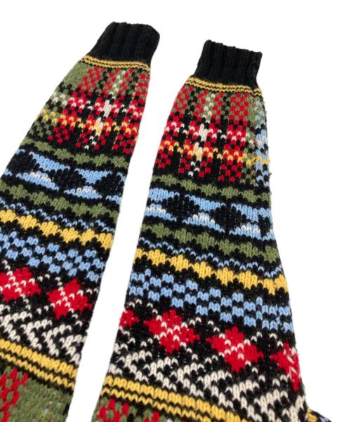 FRED PERRY（フレッドペリー）FRED PERRY (フレッドペリー) Thick Chunky Knit(シック チャンキー ニット) マルチカラー サイズ:SIZE36の古着・服飾アイテム