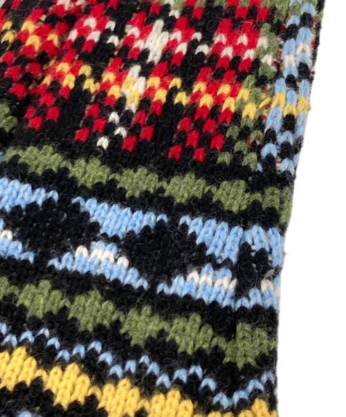 FRED PERRY（フレッドペリー）FRED PERRY (フレッドペリー) Thick Chunky Knit(シック チャンキー ニット) マルチカラー サイズ:SIZE36の古着・服飾アイテム