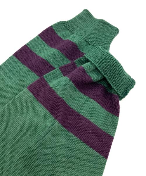 Burberry's（バーバリーズ）Burberry's (バーバリーズ) 90s 古着刺繍ニット グリーン サイズ:Mの古着・服飾アイテム