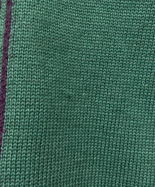 Burberry's（バーバリーズ）Burberry's (バーバリーズ) 90s 古着刺繍ニット グリーン サイズ:Mの古着・服飾アイテム