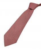 HERMESエルメス）の古着「シルク100％総柄ネクタイ」｜レッド