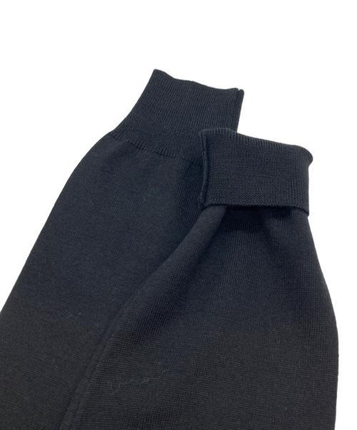 GRAN SASSO（グランサッソ）GRAN SASSO (グランサッソ) ニットポロシャツ ブラック サイズ:50の古着・服飾アイテム