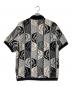 SUPREME (シュプリーム) 22SS Abstract Textured Zip Up Polo ベージュ×ブラック サイズ:M：15000円