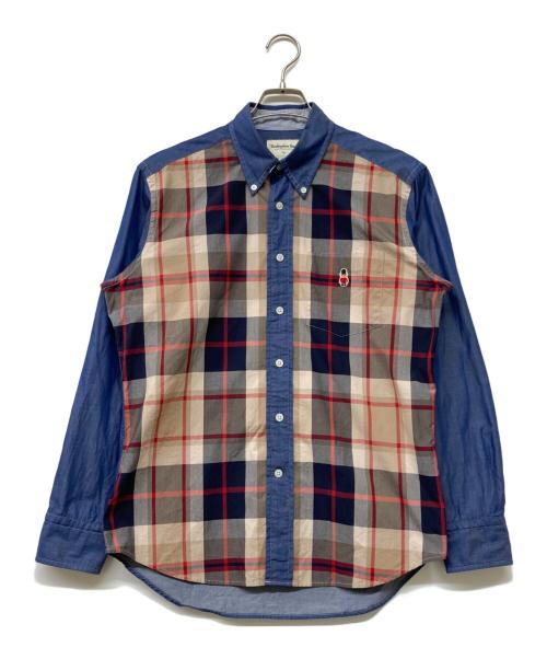 MACKINTOSH PHILOSOPHY（マッキントッシュ フィロソフィー）MACKINTOSH PHILOSOPHY (マッキントッシュ フィロソフィー) ハウスチェックB.D.シャツ マルチカラー サイズ:38の古着・服飾アイテム