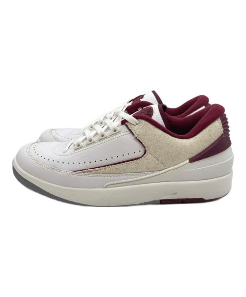 NIKE（ナイキ）NIKE (ナイキ) Air Jordan 2 Retro Low Cherrywood ボルドー×ホワイト サイズ:US11の古着・服飾アイテム