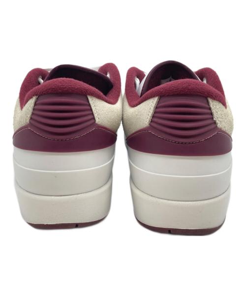 NIKE（ナイキ）NIKE (ナイキ) Air Jordan 2 Retro Low Cherrywood ボルドー×ホワイト サイズ:US11の古着・服飾アイテム