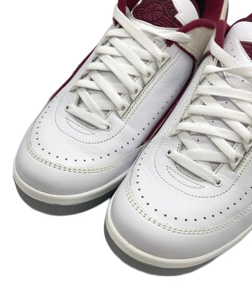 NIKE（ナイキ）NIKE (ナイキ) Air Jordan 2 Retro Low Cherrywood ボルドー×ホワイト サイズ:US11の古着・服飾アイテム
