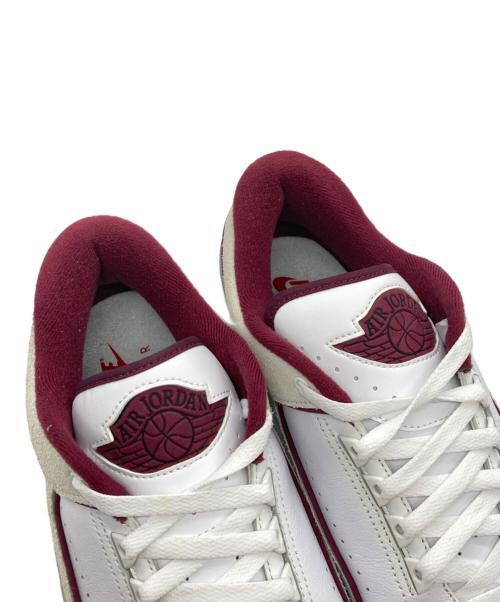 NIKE（ナイキ）NIKE (ナイキ) Air Jordan 2 Retro Low Cherrywood ボルドー×ホワイト サイズ:US11の古着・服飾アイテム
