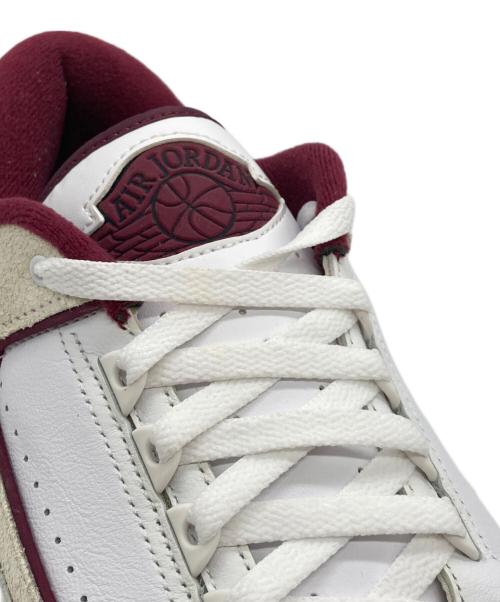 NIKE（ナイキ）NIKE (ナイキ) Air Jordan 2 Retro Low Cherrywood ボルドー×ホワイト サイズ:US11の古着・服飾アイテム