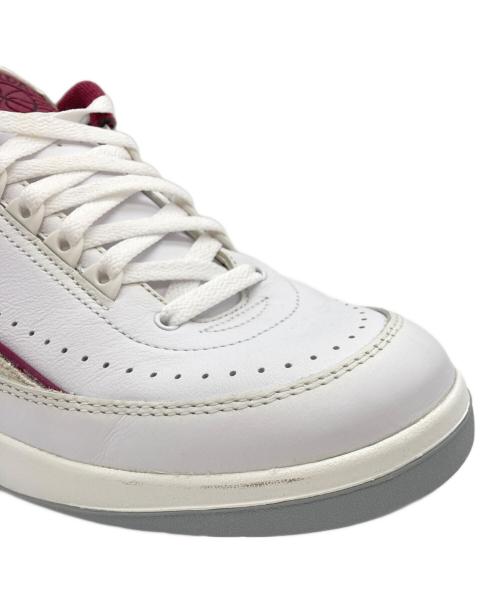 NIKE（ナイキ）NIKE (ナイキ) Air Jordan 2 Retro Low Cherrywood ボルドー×ホワイト サイズ:US11の古着・服飾アイテム
