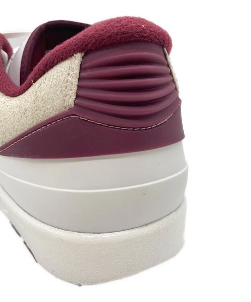 NIKE（ナイキ）NIKE (ナイキ) Air Jordan 2 Retro Low Cherrywood ボルドー×ホワイト サイズ:US11の古着・服飾アイテム