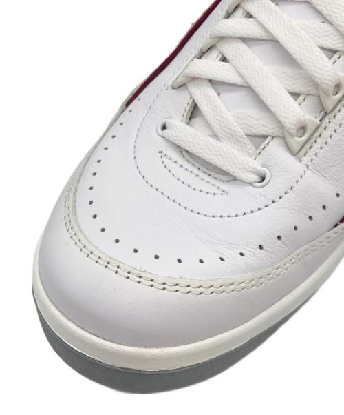 NIKE（ナイキ）NIKE (ナイキ) Air Jordan 2 Retro Low Cherrywood ボルドー×ホワイト サイズ:US11の古着・服飾アイテム