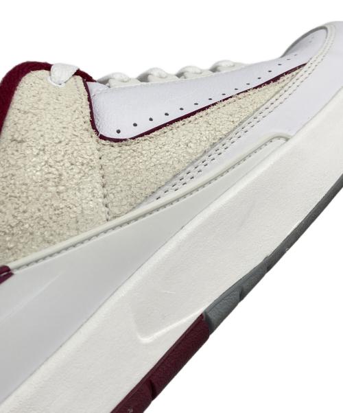 NIKE（ナイキ）NIKE (ナイキ) Air Jordan 2 Retro Low Cherrywood ボルドー×ホワイト サイズ:US11の古着・服飾アイテム