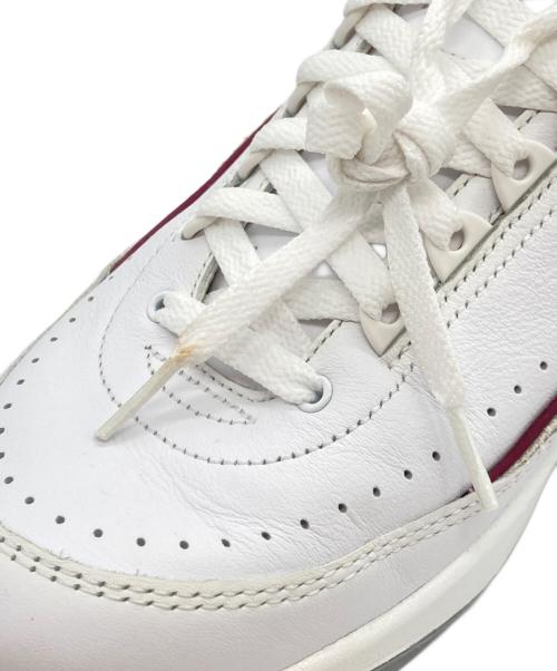 NIKE（ナイキ）NIKE (ナイキ) Air Jordan 2 Retro Low Cherrywood ボルドー×ホワイト サイズ:US11の古着・服飾アイテム