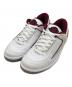 NIKE（ナイキ）の古着「Air Jordan 2 Retro Low Cherrywood」｜ボルドー×ホワイト