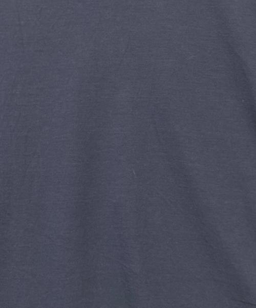 KAGURE（カグレ）KAGURE (カグレ) ボートネック7分袖ワイドカットソー ネイビー サイズ:FREEの古着・服飾アイテム
