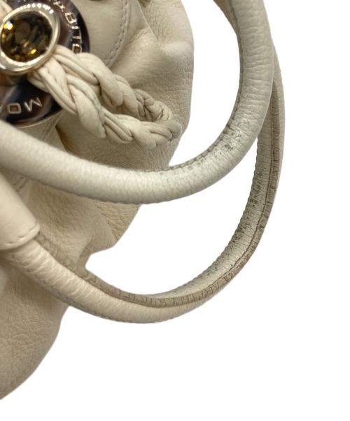 MORABITO（モラビト）MORABITO (モラビト) NINA レザーハンドバッグ ホワイトの古着・服飾アイテム