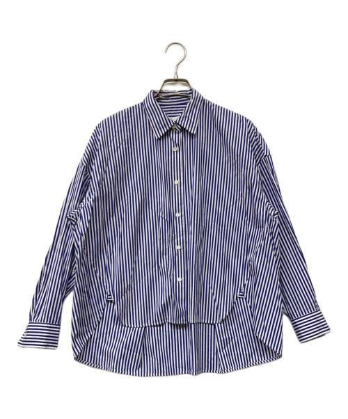 Graphpaper（グラフペーパー）Graphpaper (グラフペーパー) THOMAS MASON (トーマスメイソン) 20SS regular collar blouse shirt ブルー×ホワイト サイズ:00の古着・服飾アイテム