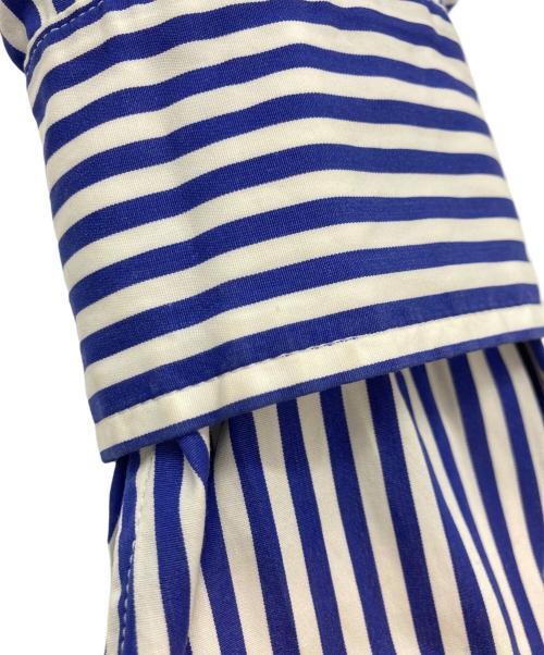 Graphpaper（グラフペーパー）Graphpaper (グラフペーパー) THOMAS MASON (トーマスメイソン) 20SS regular collar blouse shirt ブルー×ホワイト サイズ:00の古着・服飾アイテム