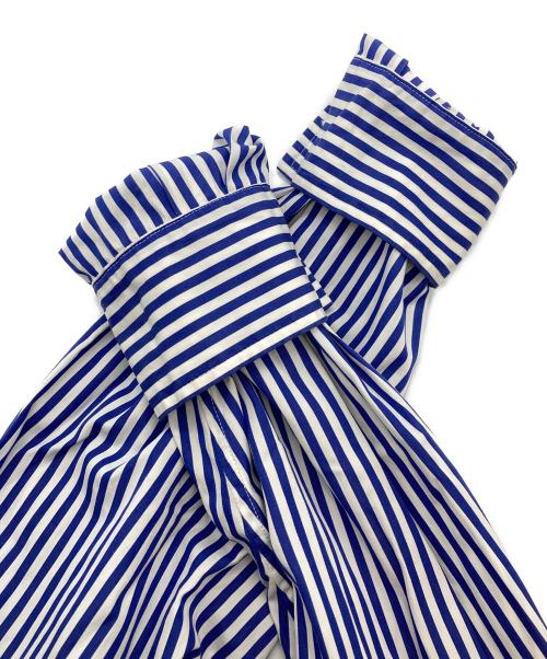 Graphpaper（グラフペーパー）Graphpaper (グラフペーパー) THOMAS MASON (トーマスメイソン) 20SS regular collar blouse shirt ブルー×ホワイト サイズ:00の古着・服飾アイテム