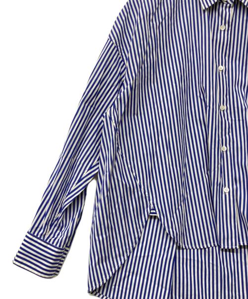 Graphpaper（グラフペーパー）Graphpaper (グラフペーパー) THOMAS MASON (トーマスメイソン) 20SS regular collar blouse shirt ブルー×ホワイト サイズ:00の古着・服飾アイテム