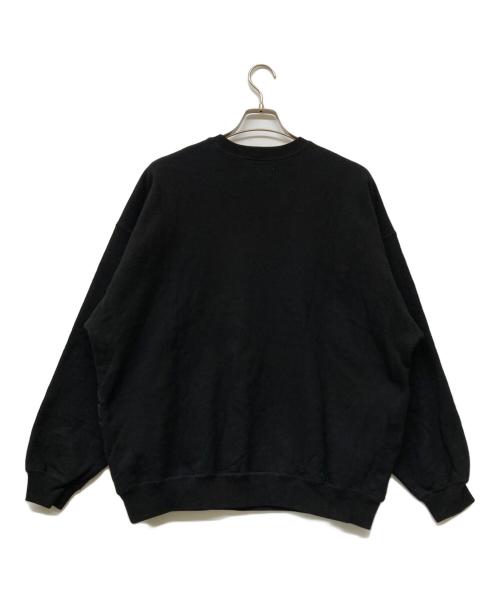 Graphpaper（グラフペーパー）Graphpaper (グラフペーパー) 24AW AZUMA Terry Crew Neck Sweat ブラック サイズ:2の古着・服飾アイテム