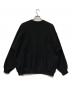 Graphpaper (グラフペーパー) 24AW AZUMA Terry Crew Neck Sweat ブラック サイズ:2：16000円