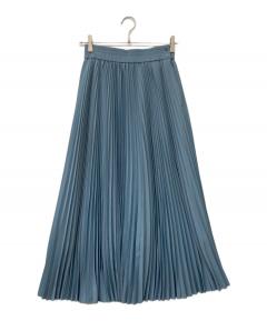 中古・古着通販】HYKE (ハイク) TAFFETA PLEATED SKIRT スカイブルー