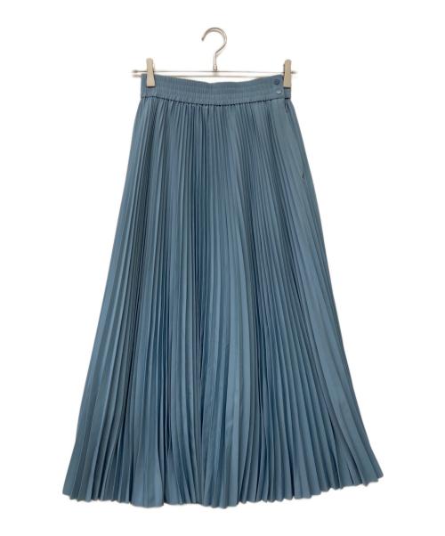 HYKE（ハイク）HYKE (ハイク) 24SS TAFFETA PLEATED SKIRT(4SS タフタ プリーツ スカート) ブルー サイズ:size１の古着・服飾アイテム