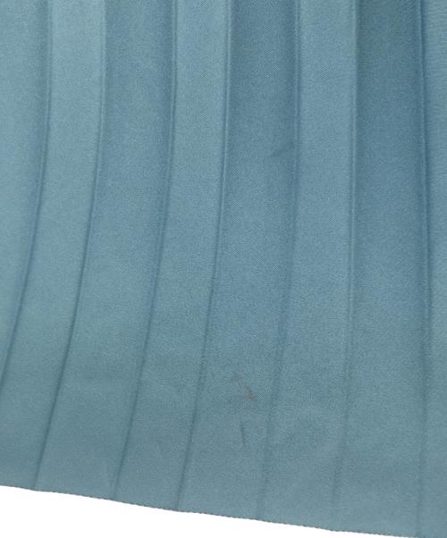 HYKE（ハイク）HYKE (ハイク) 24SS TAFFETA PLEATED SKIRT(4SS タフタ プリーツ スカート) ブルー サイズ:size１の古着・服飾アイテム