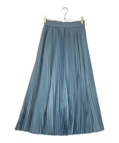 HYKE（ハイク）HYKE (ハイク) 24SS TAFFETA PLEATED SKIRT(4SS タフタ プリーツ スカート) ブルー サイズ:size１の古着・服飾アイテム
