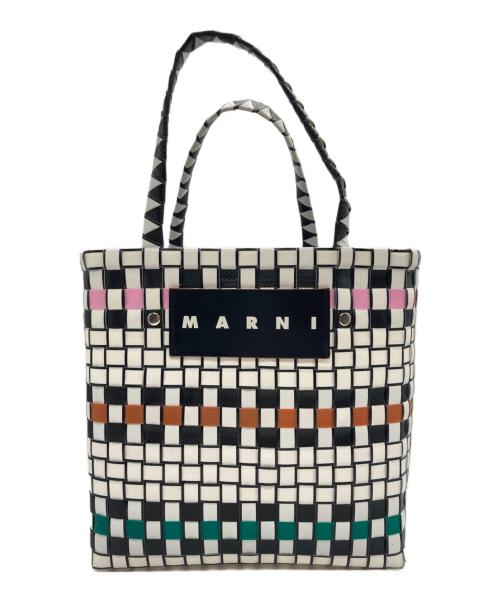 MARNI（マルニ）MARNI (マルニ) FLOWER CAFE ミニ バスケットバッグ トートバッグ マルチカラーの古着・服飾アイテム