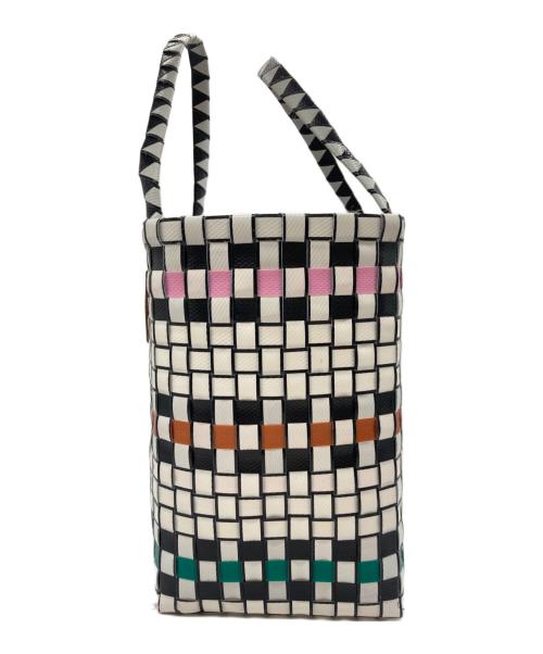 MARNI（マルニ）MARNI (マルニ) FLOWER CAFE ミニ バスケットバッグ トートバッグ マルチカラーの古着・服飾アイテム