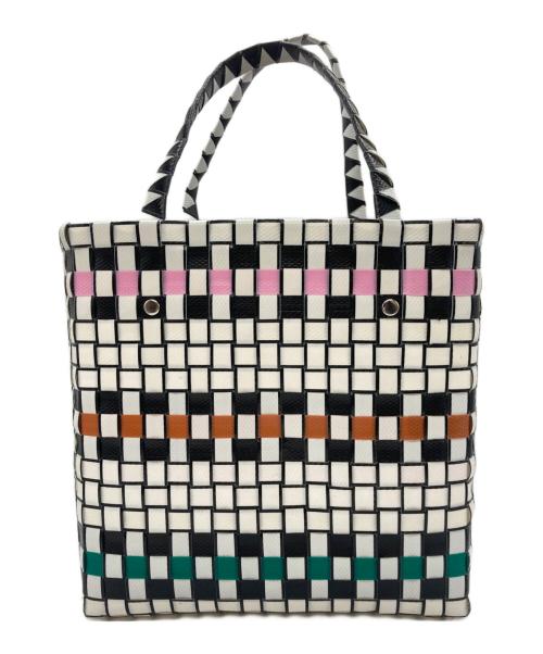 MARNI（マルニ）MARNI (マルニ) FLOWER CAFE ミニ バスケットバッグ トートバッグ マルチカラーの古着・服飾アイテム