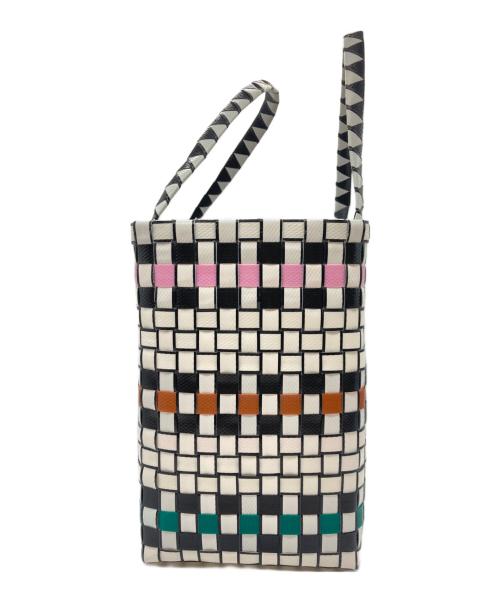MARNI（マルニ）MARNI (マルニ) FLOWER CAFE ミニ バスケットバッグ トートバッグ マルチカラーの古着・服飾アイテム