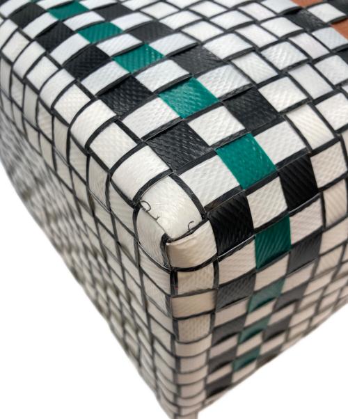 MARNI（マルニ）MARNI (マルニ) FLOWER CAFE ミニ バスケットバッグ トートバッグ マルチカラーの古着・服飾アイテム