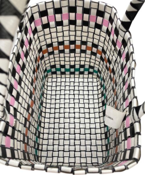 MARNI（マルニ）MARNI (マルニ) FLOWER CAFE ミニ バスケットバッグ トートバッグ マルチカラーの古着・服飾アイテム