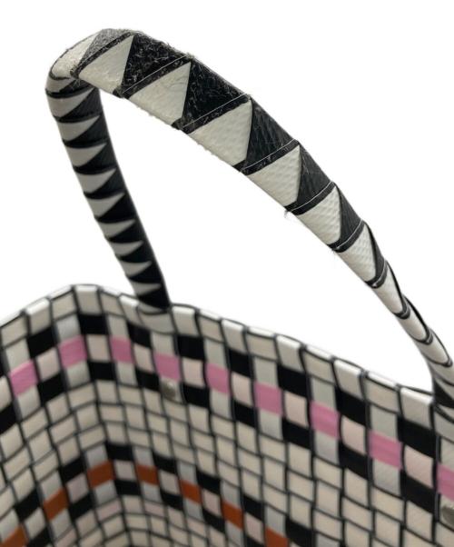 MARNI（マルニ）MARNI (マルニ) FLOWER CAFE ミニ バスケットバッグ トートバッグ マルチカラーの古着・服飾アイテム