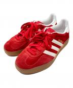 adidasアディダス）の古着「GAZELLE INDOOR ローカットスニーカー」｜レッド
