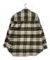 Graphpaper (グラフペーパー) Re: 名古屋限定 SIDOGRAS Cotton Flannel Oversized Regular Shirt ベージュ×グリーン サイズ:1 未使用品：22000円