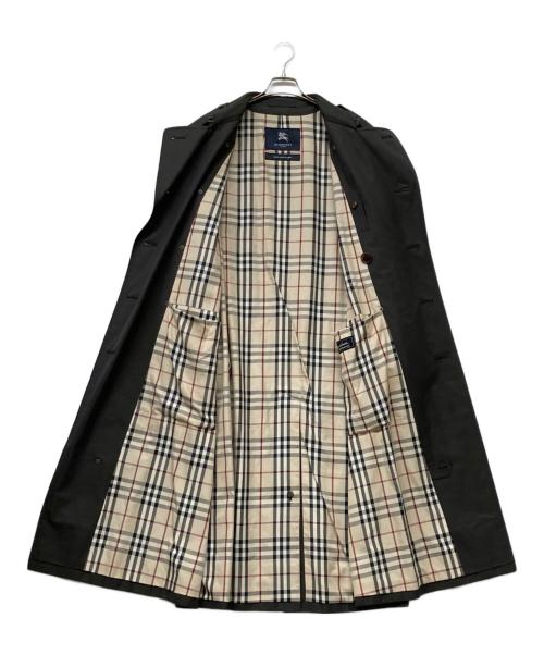 BURBERRY LONDON（バーバリーロンドン）BURBERRY LONDON (バーバリーロンドン) CLUB COLLECTION 裏ノバチェックトレンチコート チャコールグレー サイズ:Ｌの古着・服飾アイテム