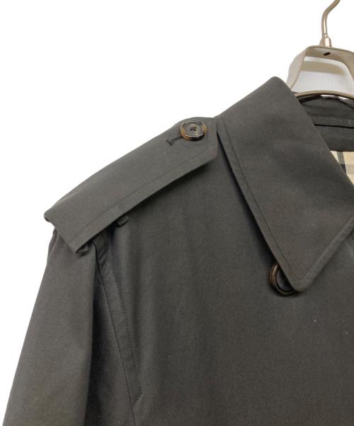 BURBERRY LONDON（バーバリーロンドン）BURBERRY LONDON (バーバリーロンドン) CLUB COLLECTION 裏ノバチェックトレンチコート チャコールグレー サイズ:Ｌの古着・服飾アイテム